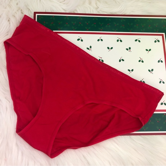 New Victoria’s Secret Cotton Panties Size Large - Christmas Holiday Winter - Picture 7 of 7